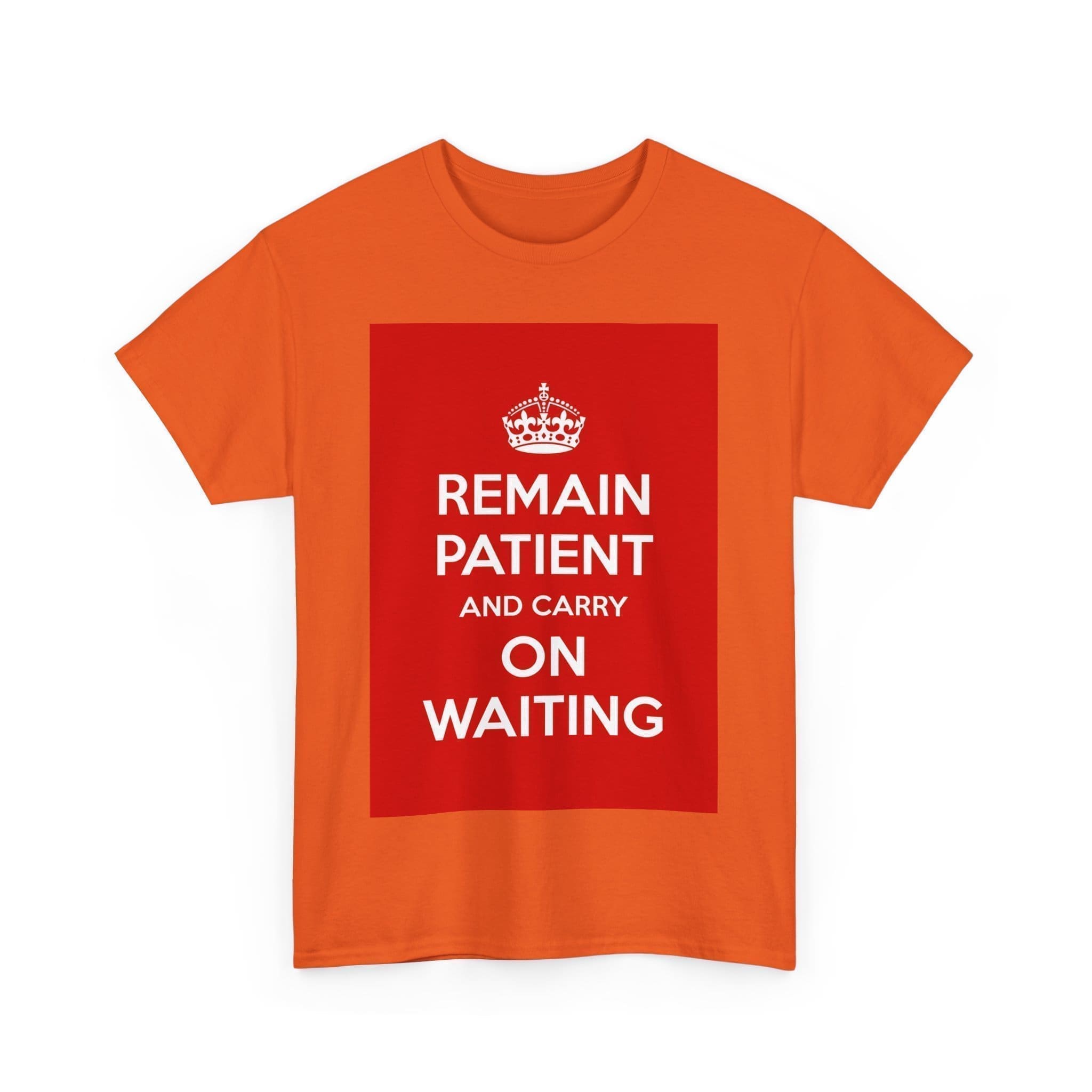 Remain patient & carry on waiting unisex heavy cotton tee  _35_2048.jpeg