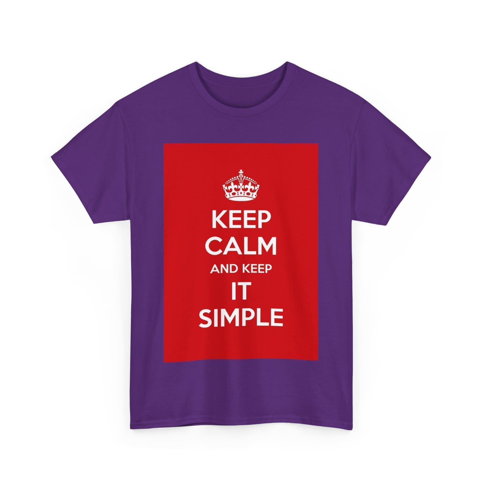 Keep Calm & keep it simple unisex heavy cotton tee  _23_2048.jpeg