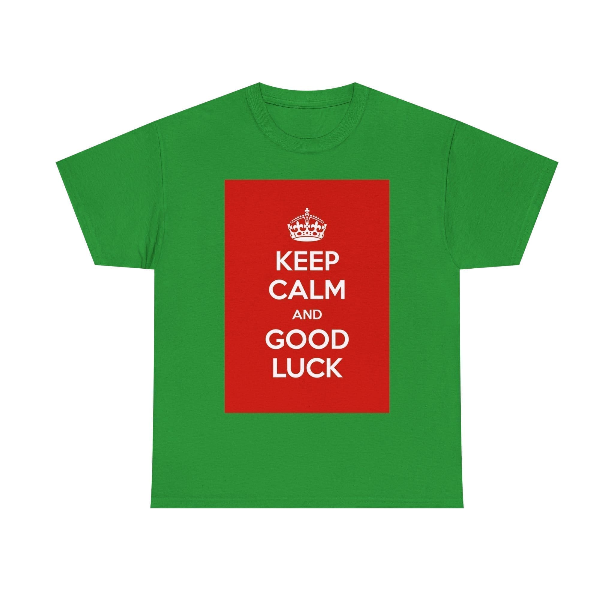 Keep Calm & good luck unisex heavy cotton tee  _45_2048.jpeg