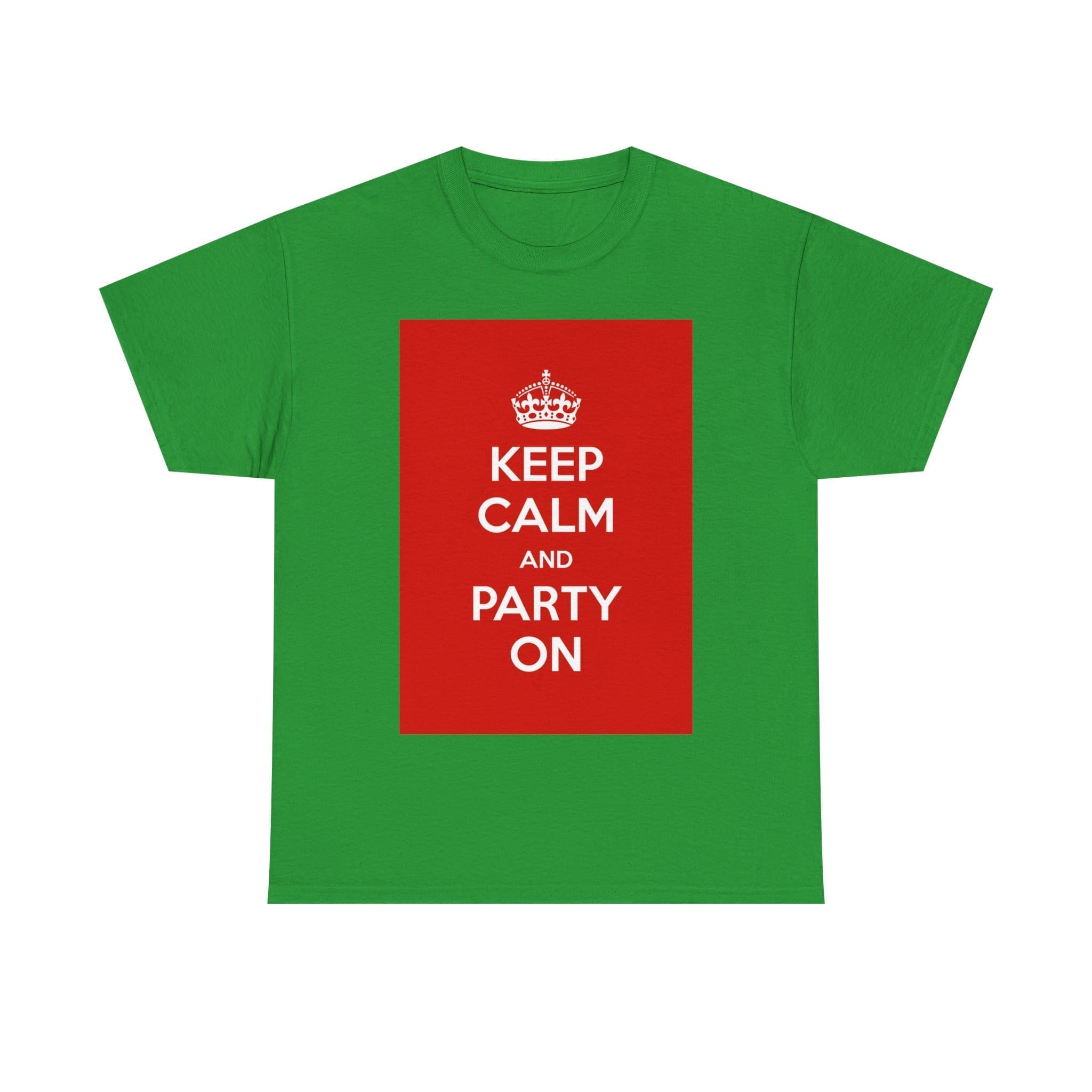Keep Calm & party on unisex heavy cotton tee  _45_2048.jpeg