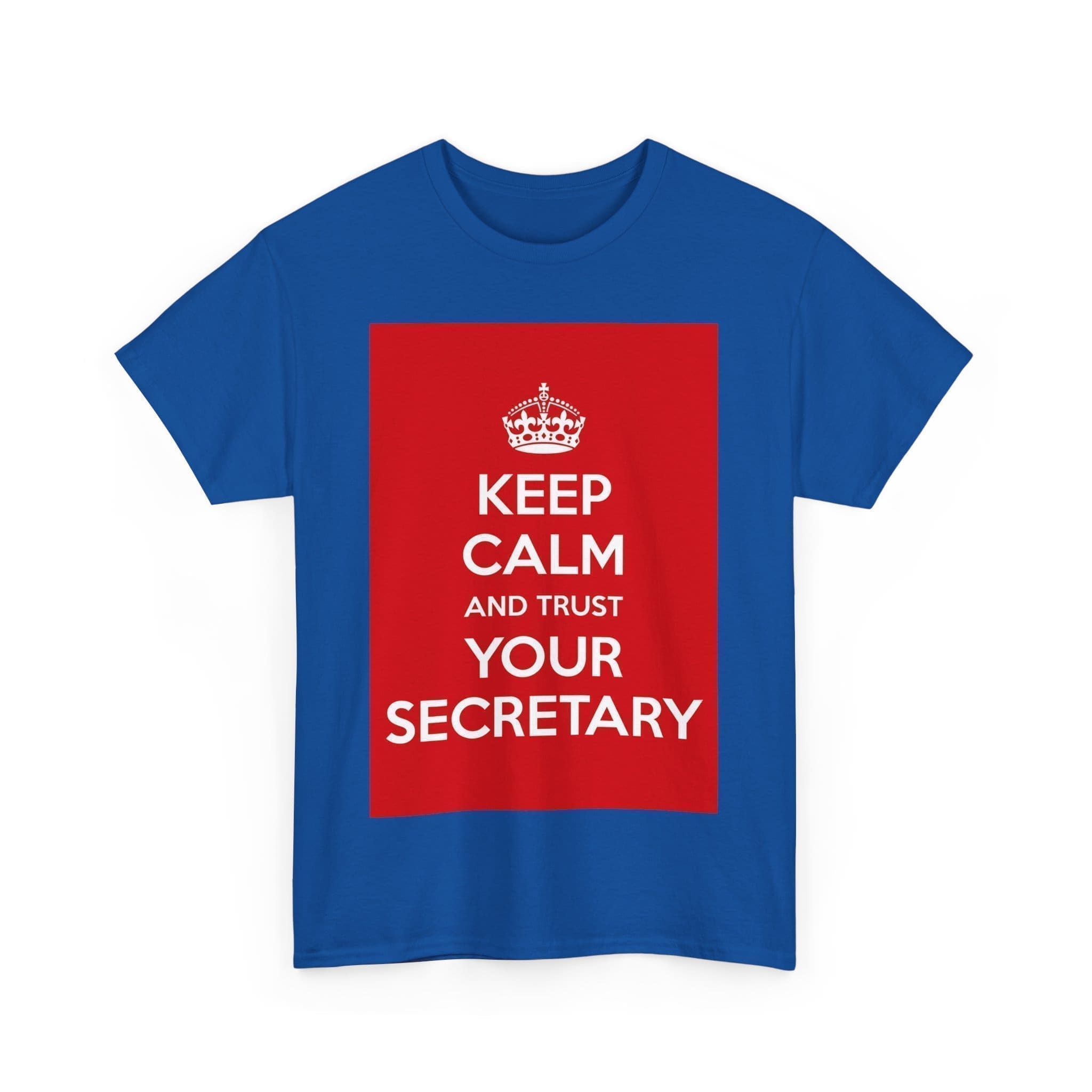 Keep Calm & trust your secretary unisex heavy cotton tee  _11_2048.jpeg