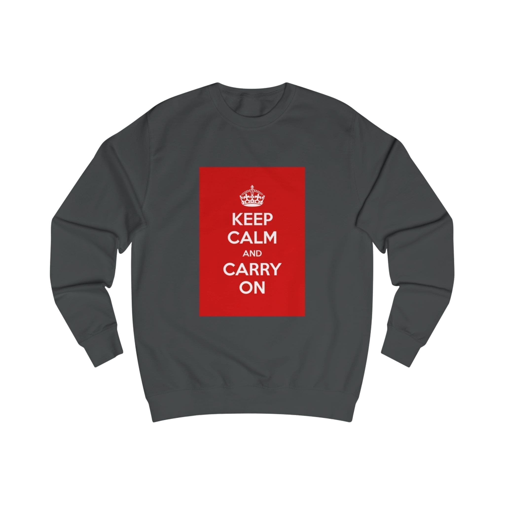 Keep Calm customizable Sweatshirt Storm Grey XS Keep Calm customizable Sweatshirt Storm Grey XS