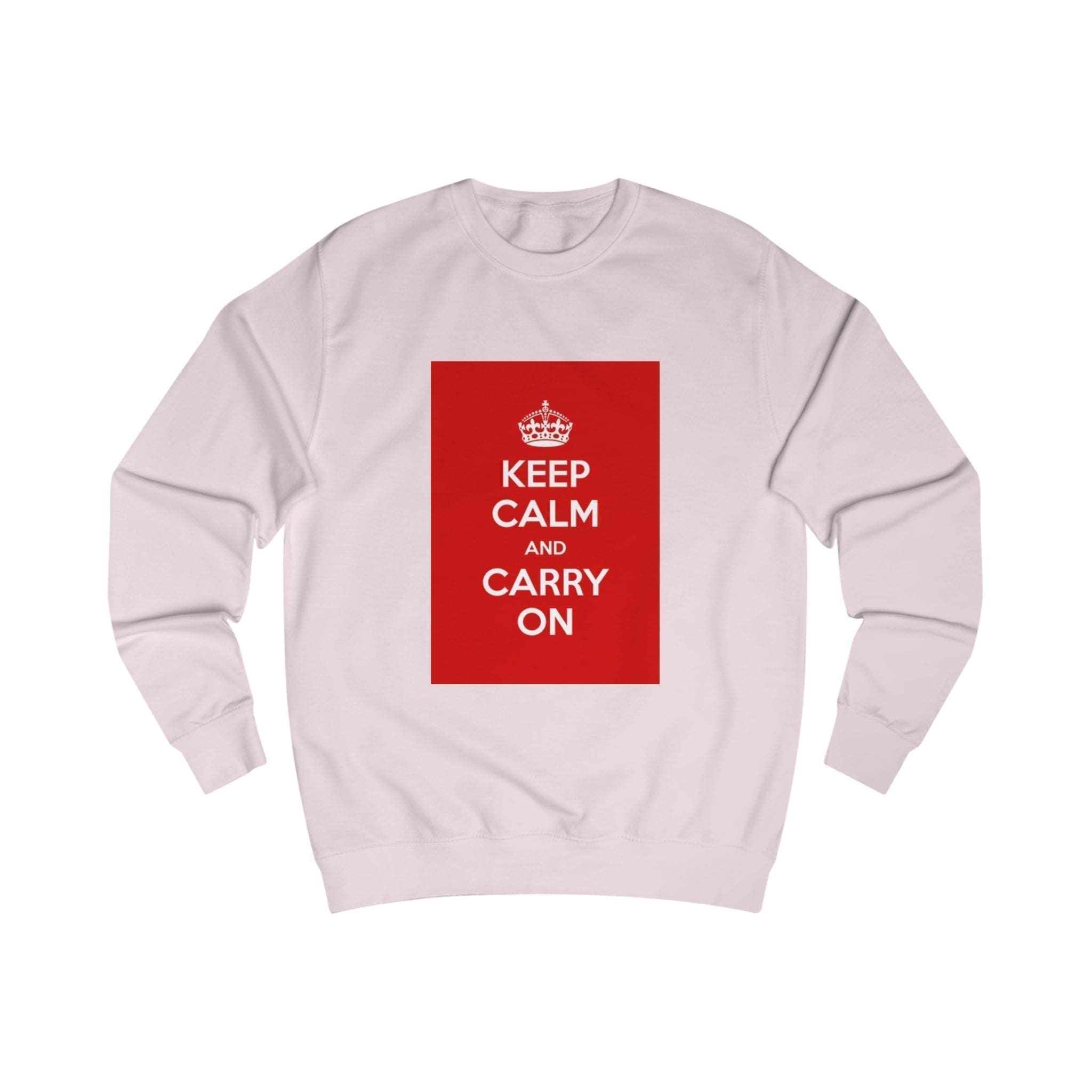 Keep Calm customizable Sweatshirt Baby Pink XS Keep Calm customizable Sweatshirt Baby Pink XS