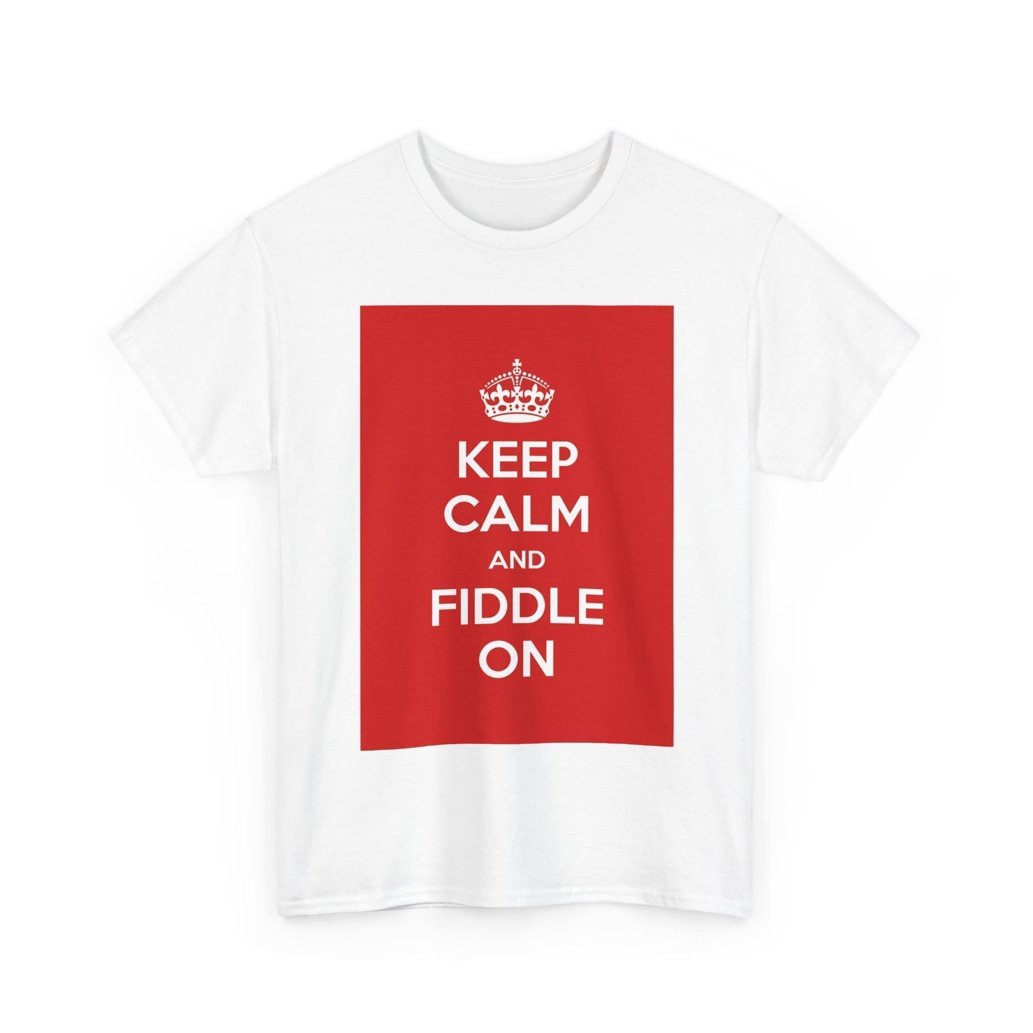 Keep Calm & fiddle on unisex heavy cotton tee  _3_2048.jpeg