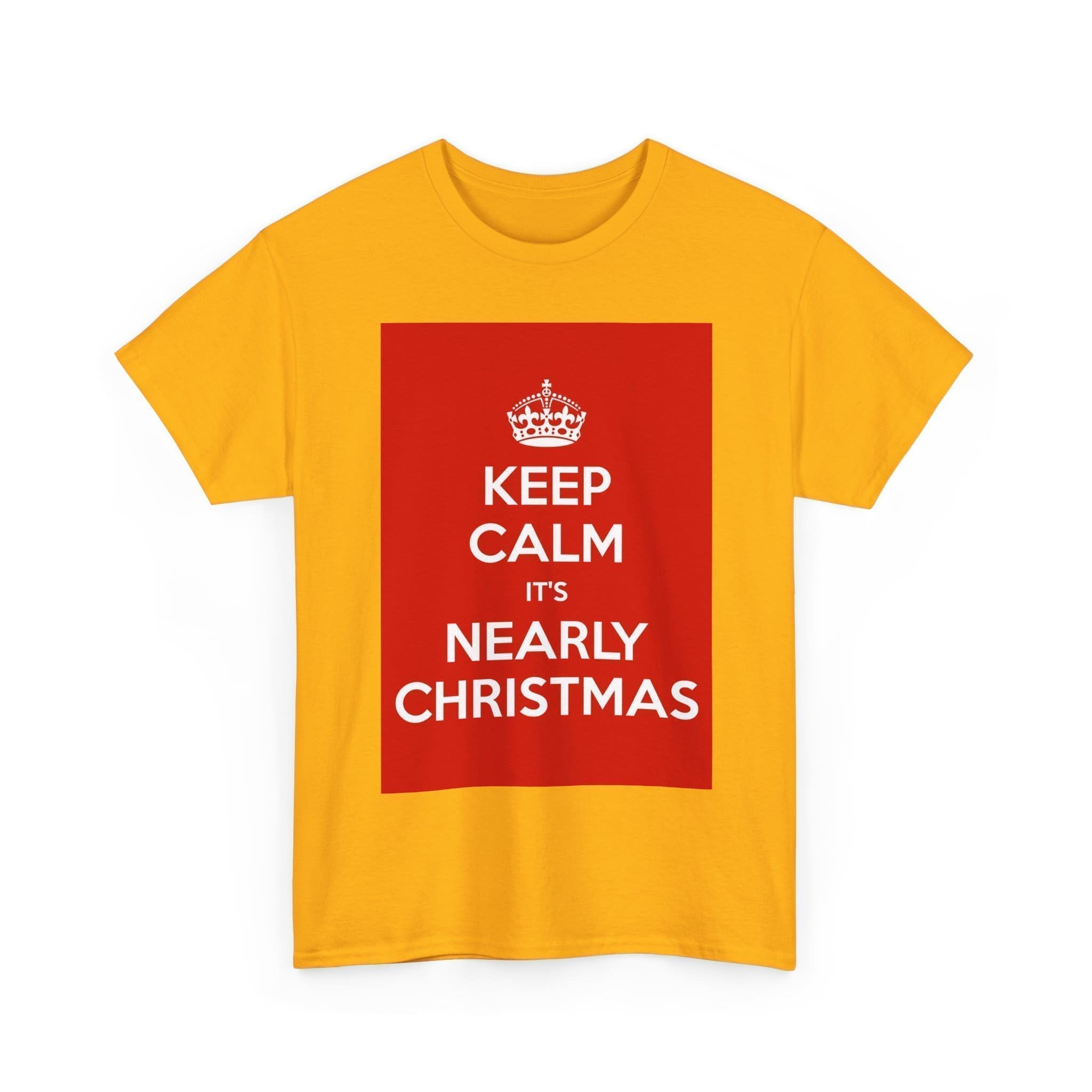 Keep Calm it's nearly christmas unisex heavy cotton tee  _11_2048.jpeg