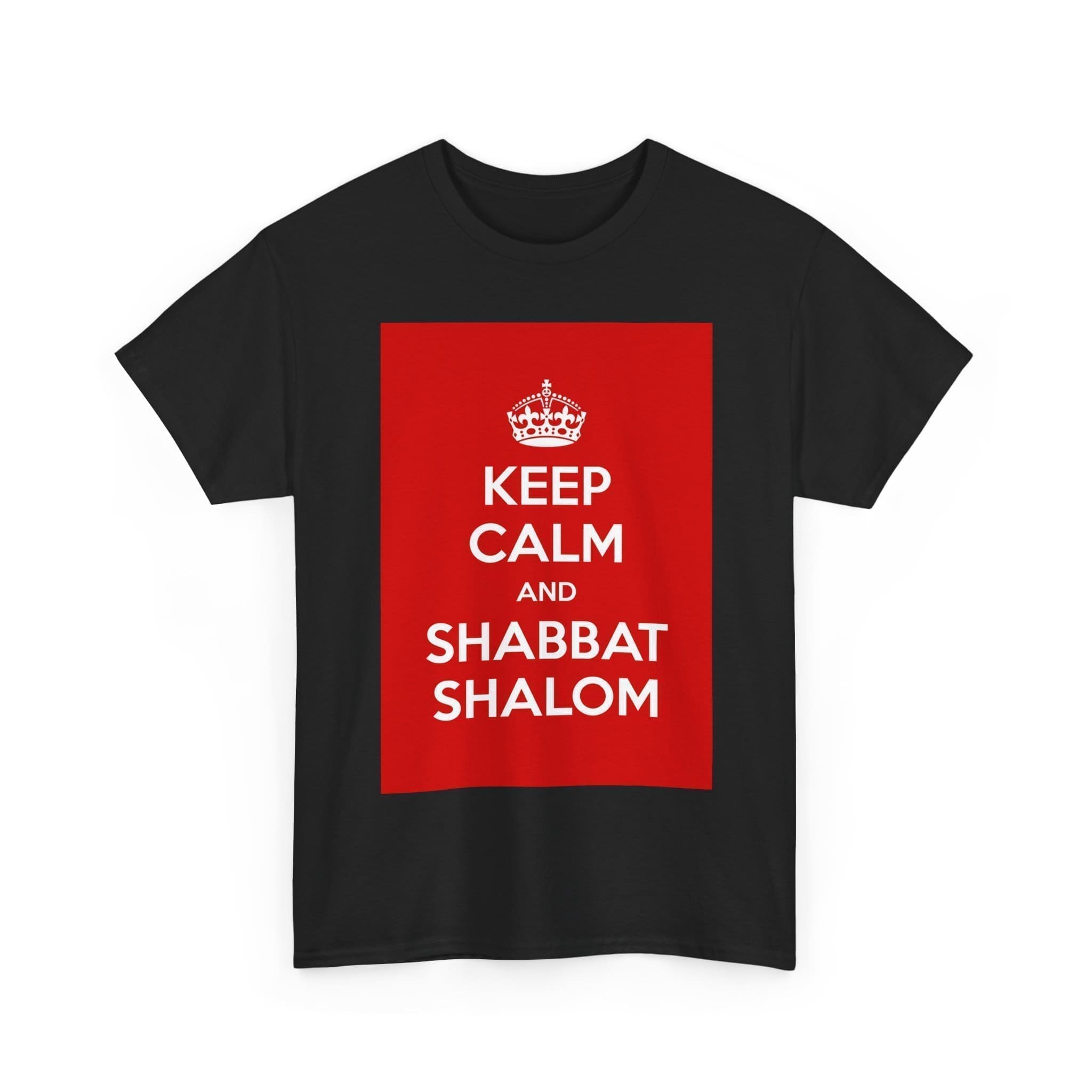 Keep Calm & shabbat shalom unisex heavy cotton tee  _7_2048.jpeg
