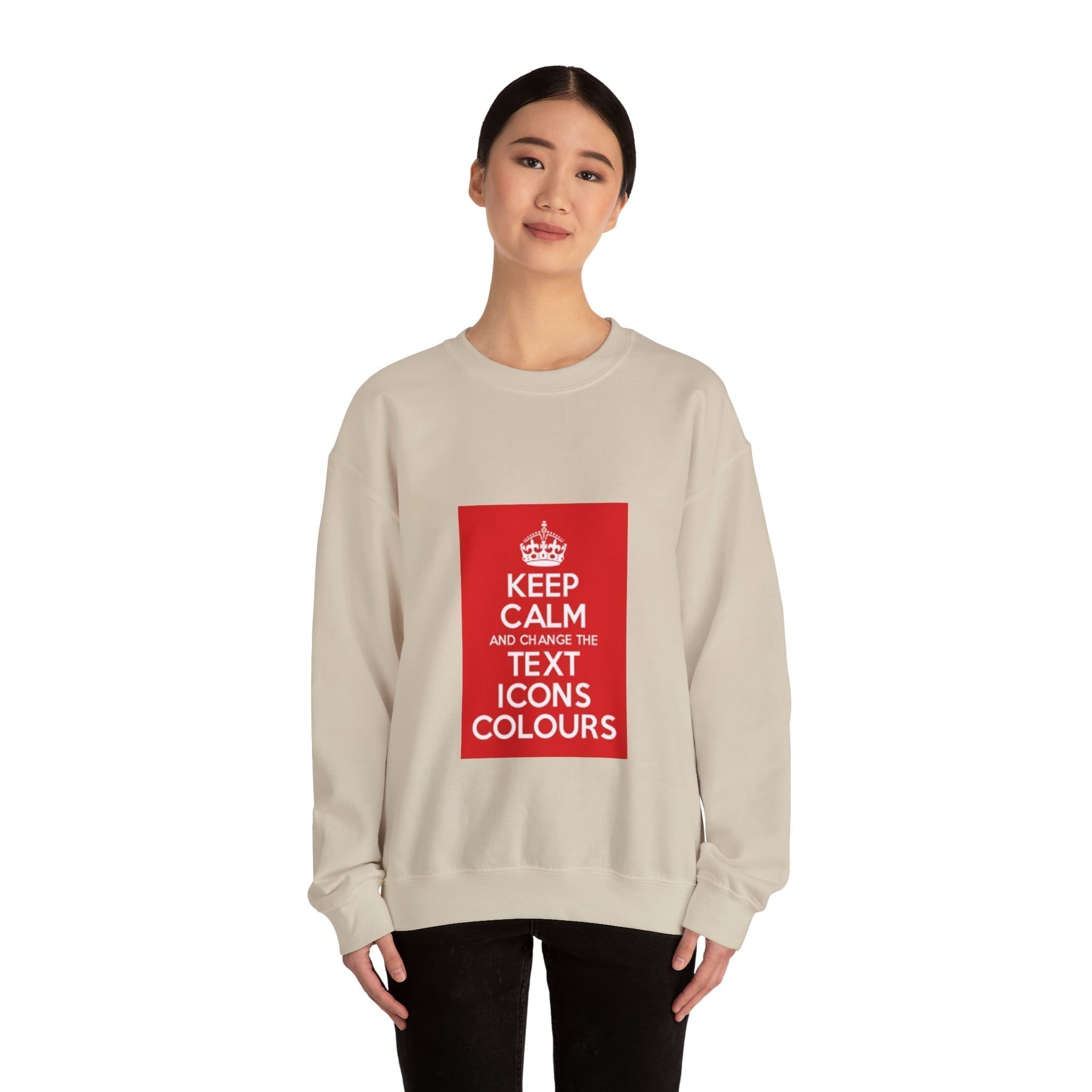 Keep Calm customizable crewneck sweatshirt  _9560318620718319944_2048.jpeg
