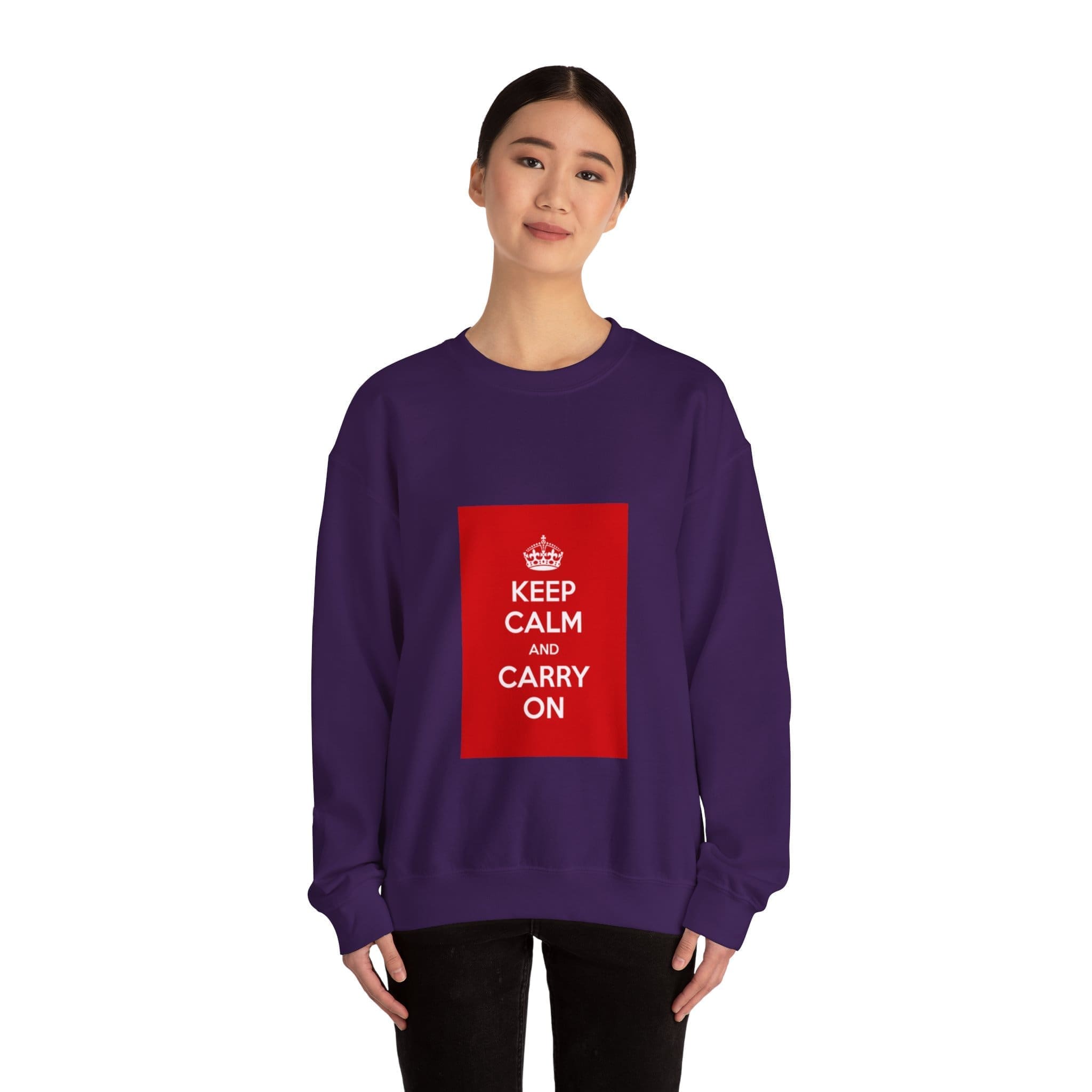 Keep Calm and Carry On Crewneck Sweatshirt  _1588160897722421655_2048.jpeg