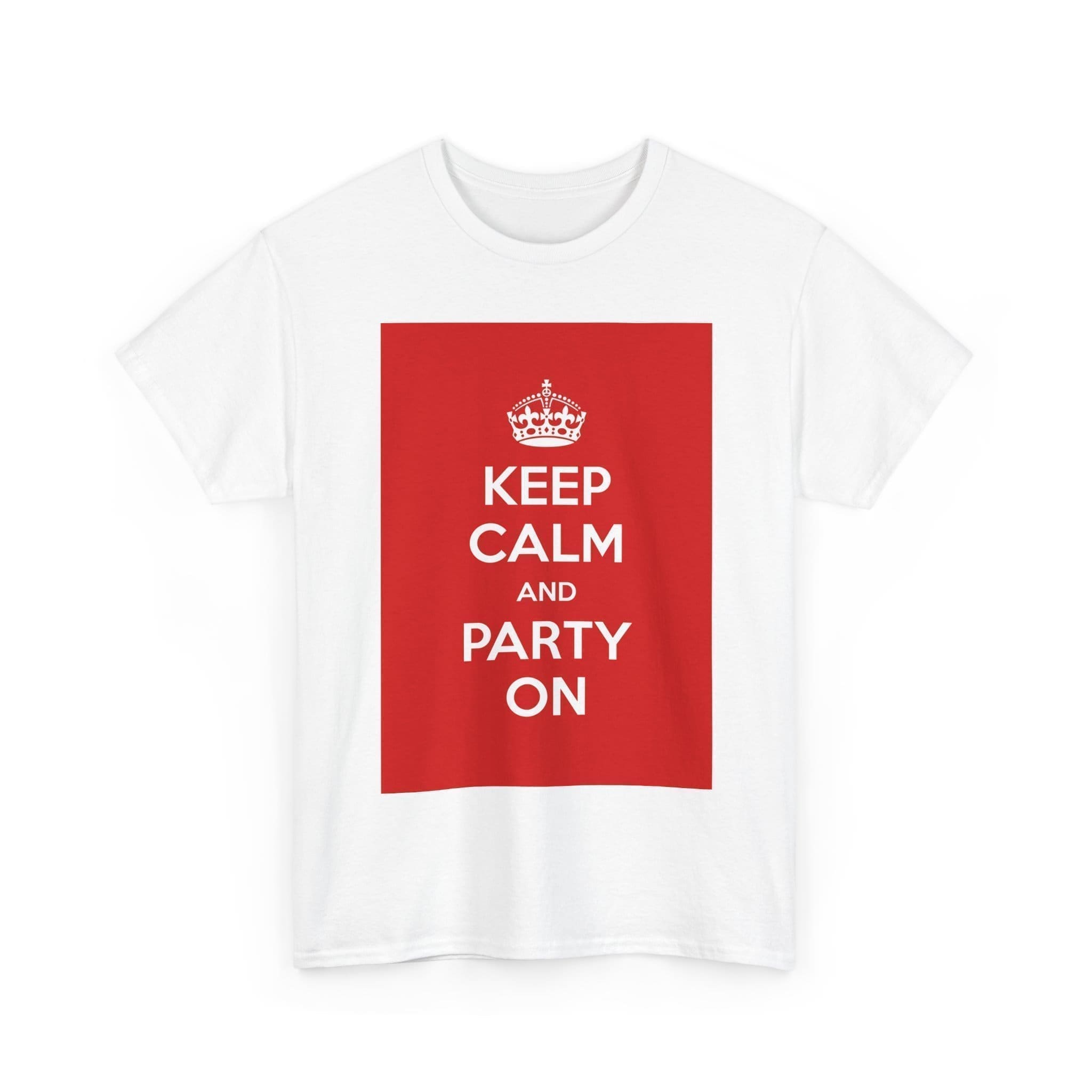 Keep Calm & party on unisex heavy cotton tee  _3_2048.jpeg