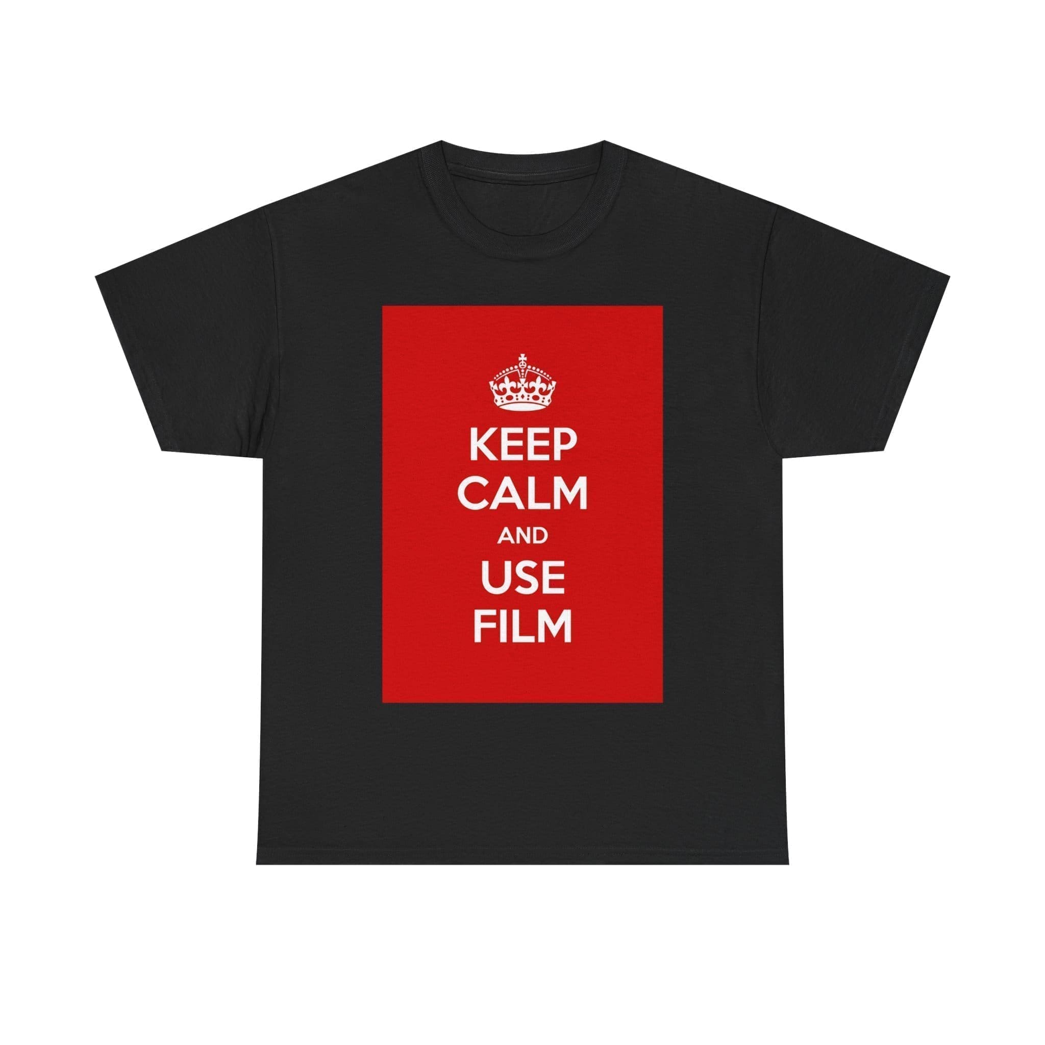 Keep Calm & use film unisex heavy cotton tee Black 5XL