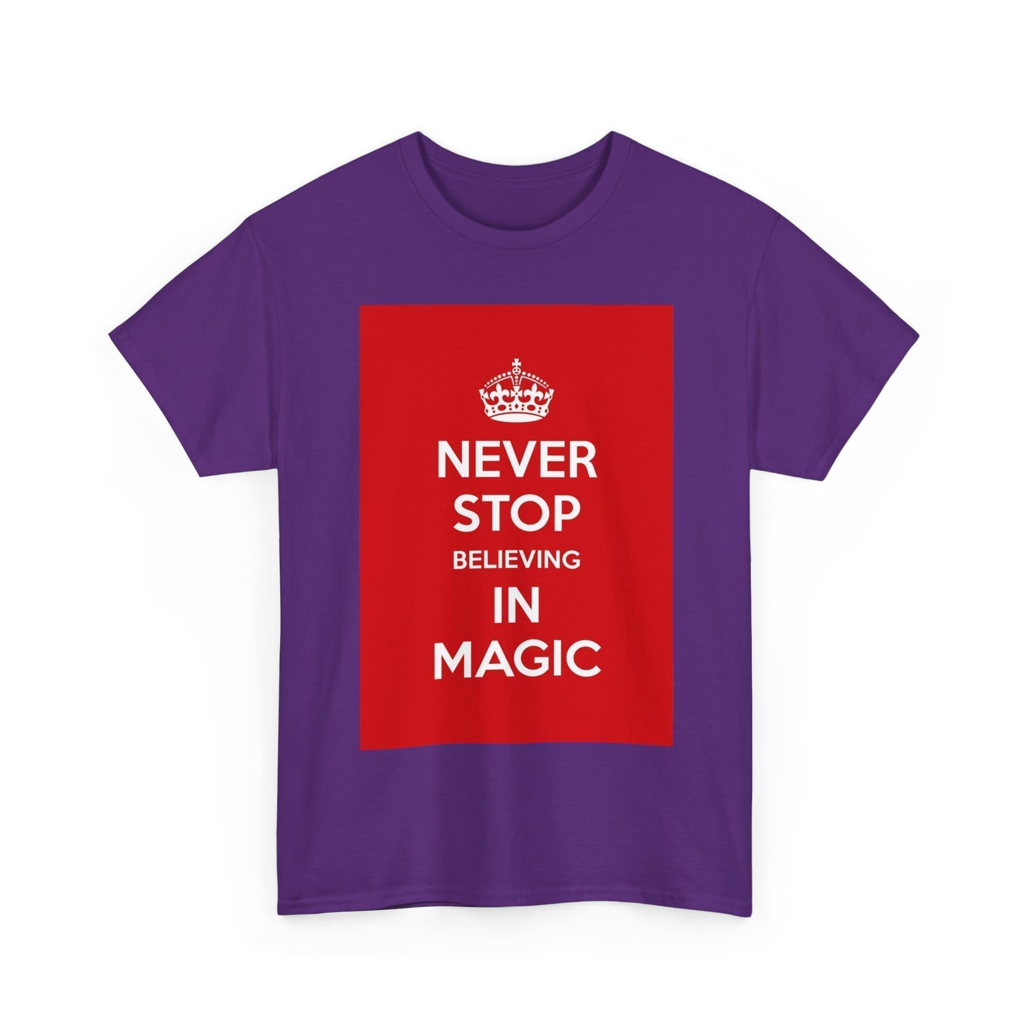 Never Stop believing in magic unisex heavy cotton tee  _23_2048.jpeg