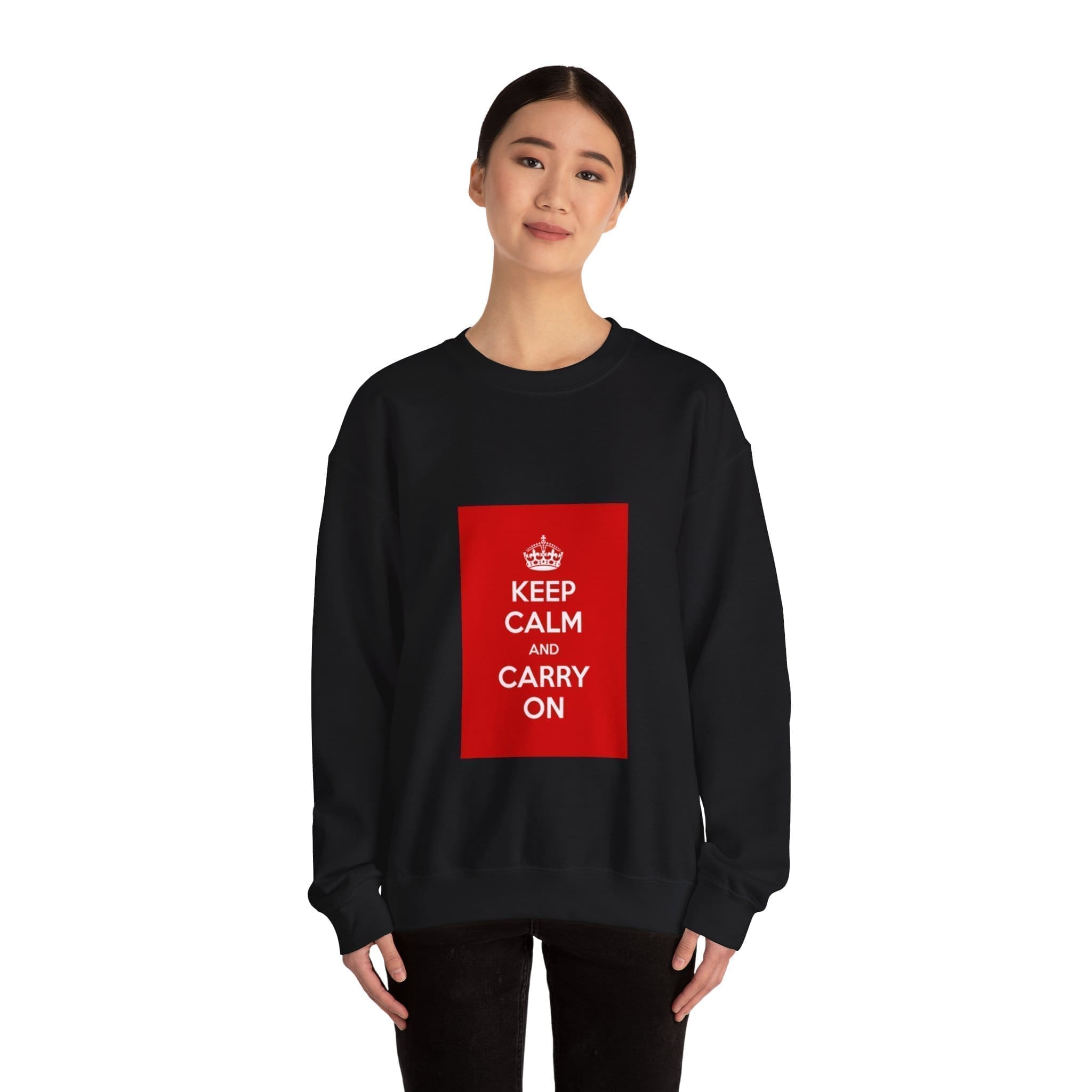 Keep Calm and Carry On Crewneck Sweatshirt  _3424010856580216314_2048.jpeg