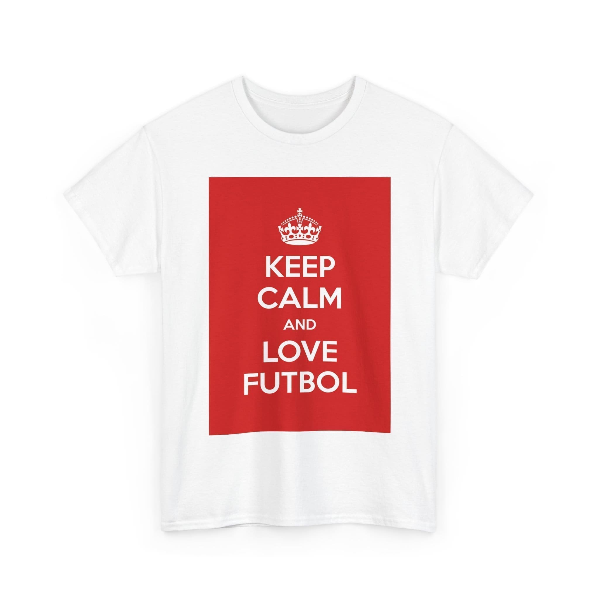 Keep Calm & love futbol unisex heavy cotton tee  _3_2048.jpeg