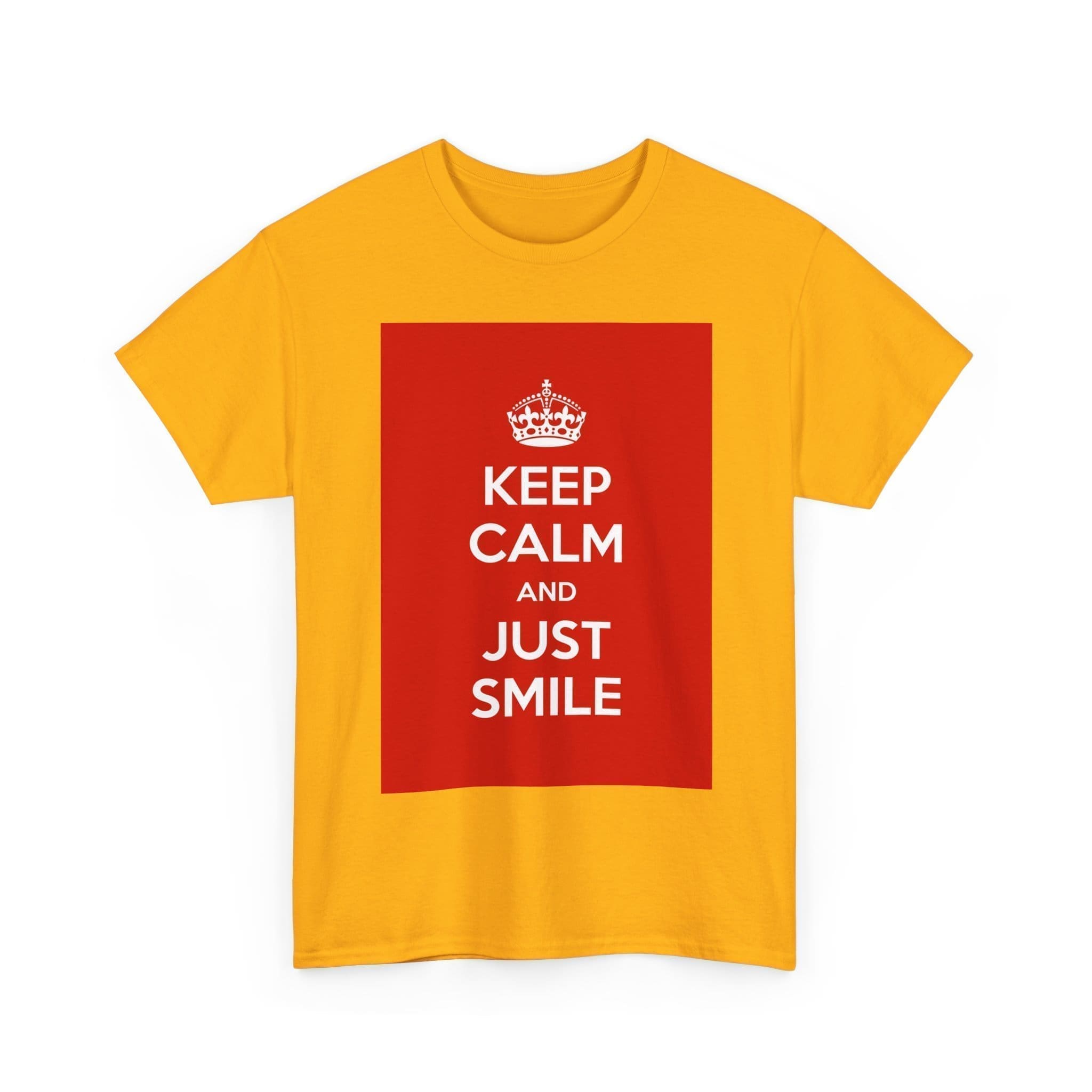 Keep Calm & just smile unisex heavy cotton tee  _11_2048.jpeg
