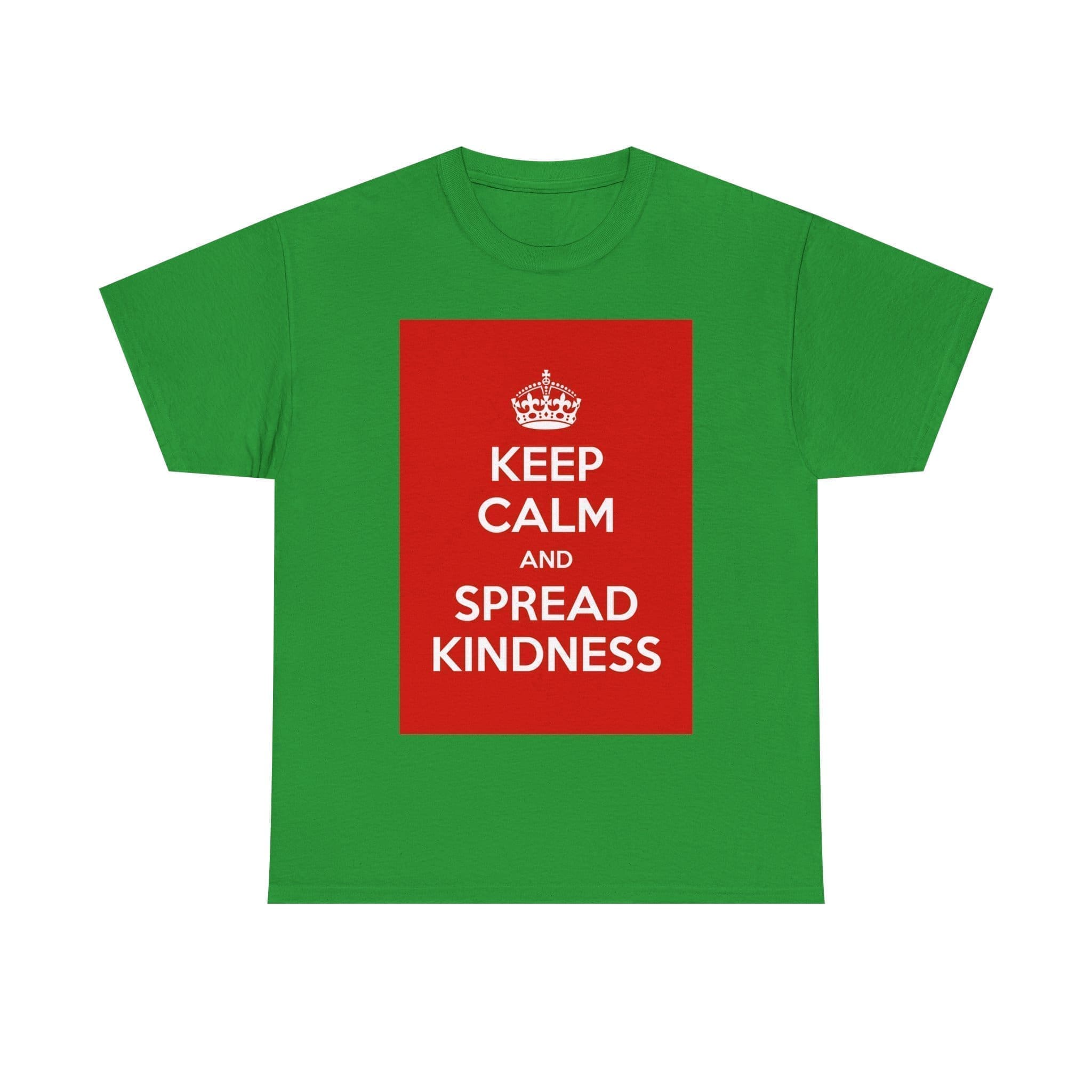 Keep Calm & spread kindness unisex heavy cotton tee Irish Green 3XL