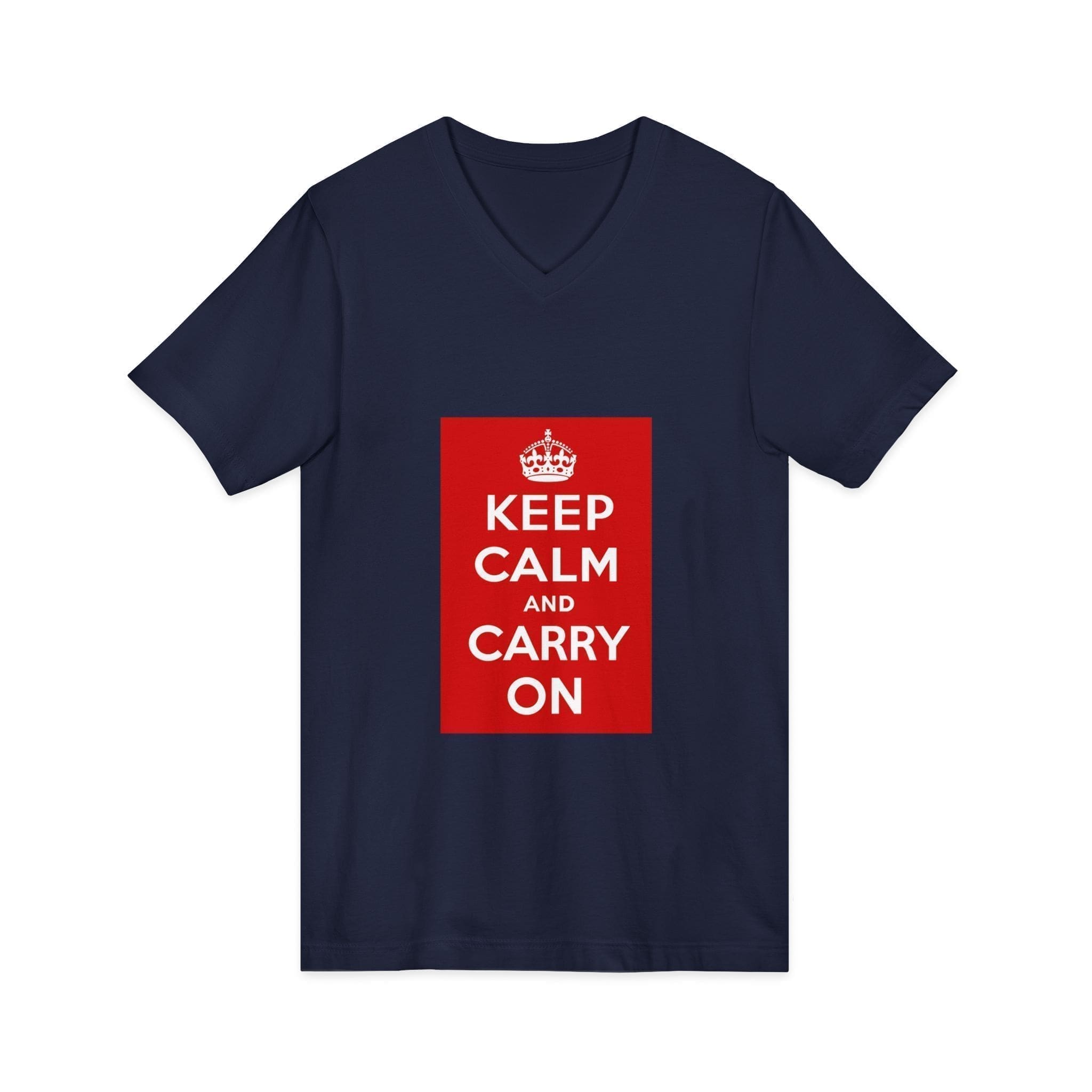 Keep Calm and Carry On V-Neck Tee  _2909576097938562296_2048.jpeg