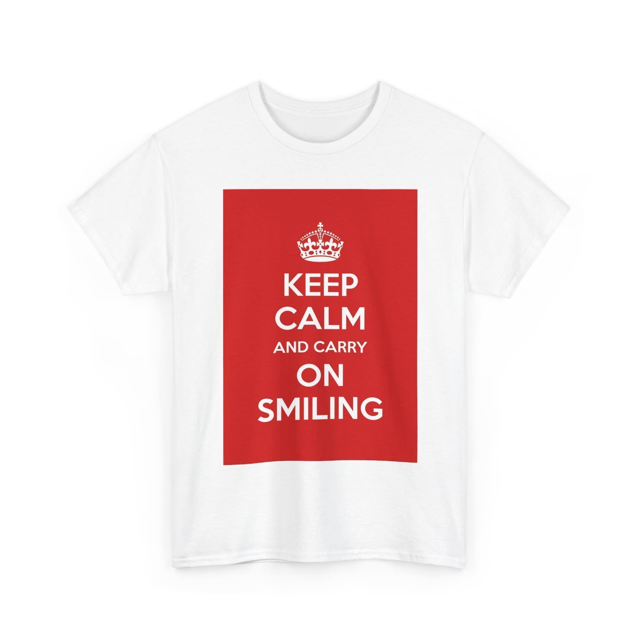 Keep Calm & carry on smiling unisex heavy cotton tee  _3_2048.jpeg