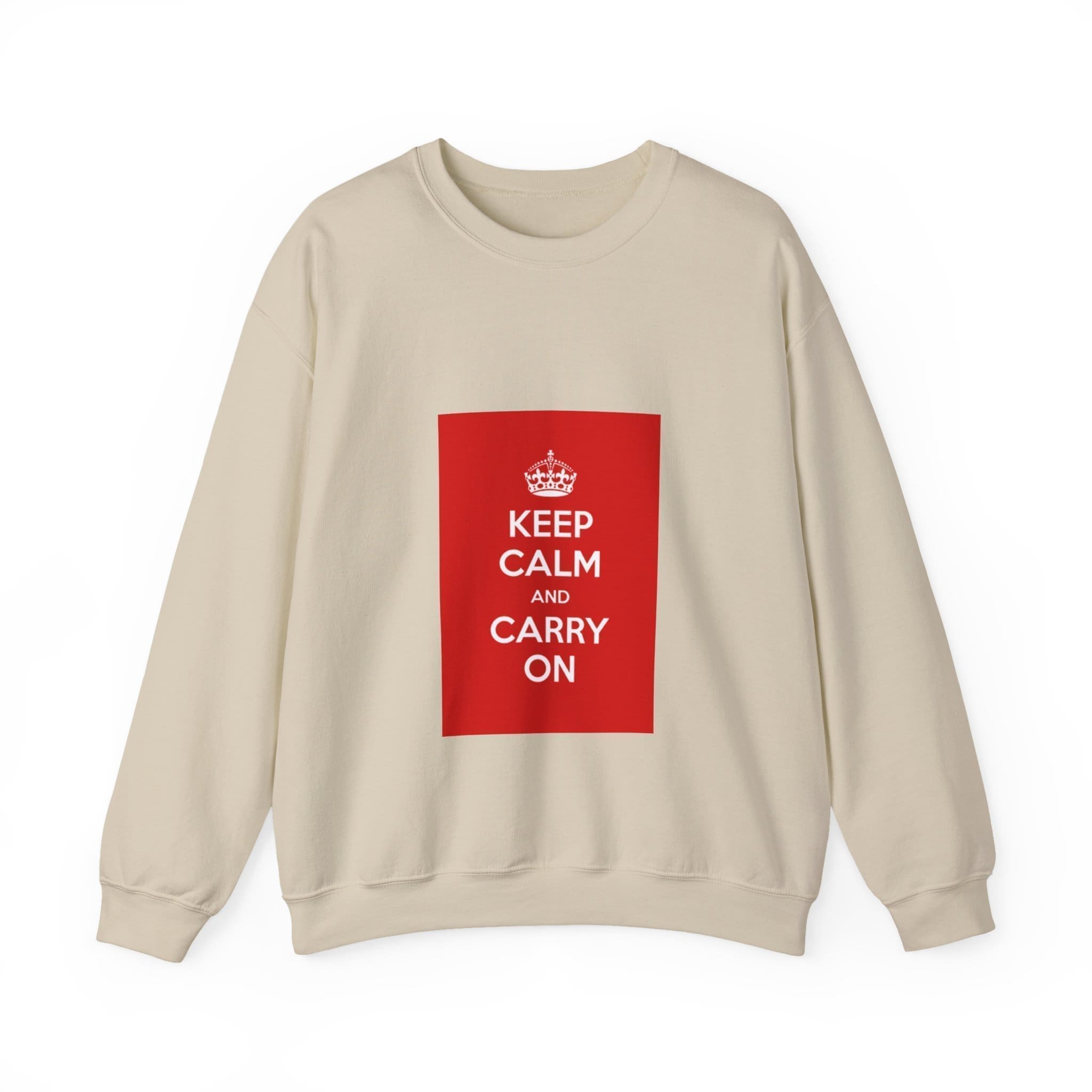 Keep Calm and Carry On Crewneck Sweatshirt  _6175230904105796040_2048.jpeg
