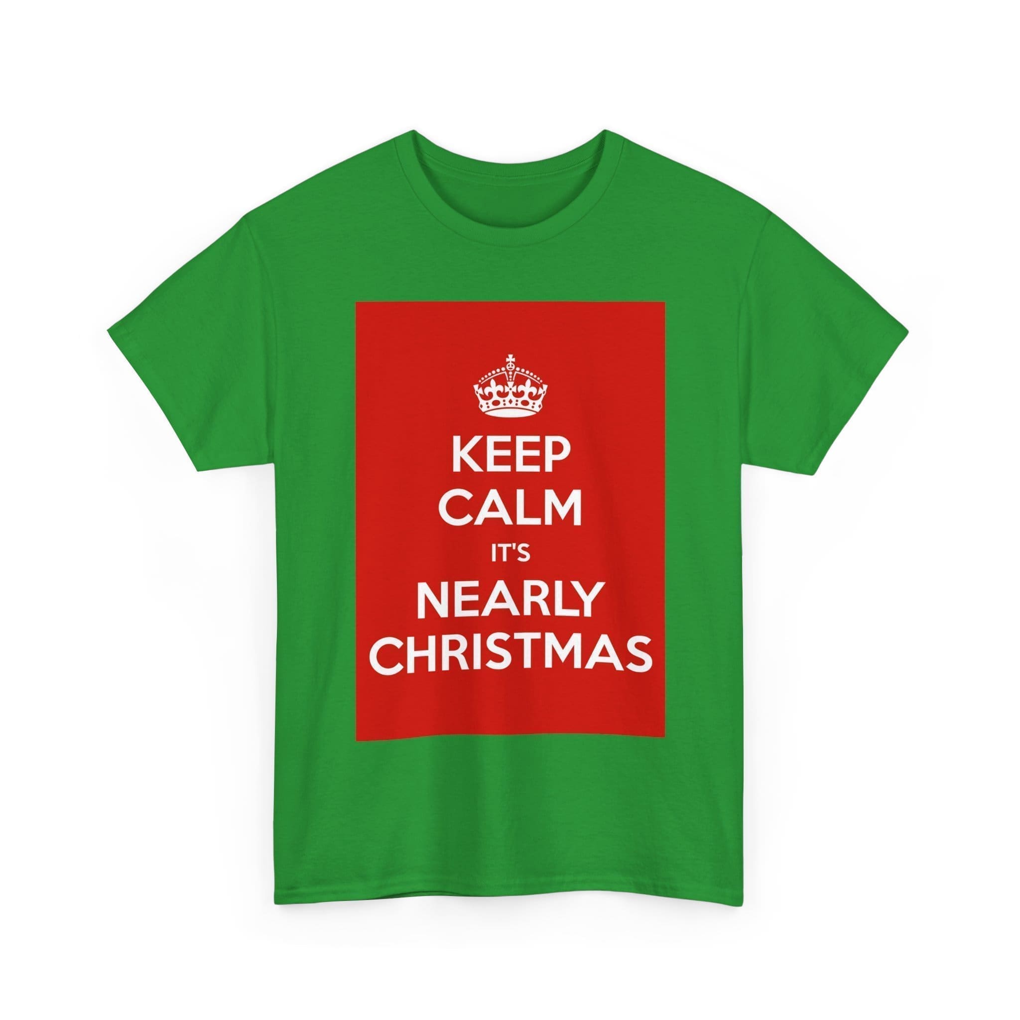 Keep Calm it's nearly christmas unisex heavy cotton tee  _15_2048.jpeg