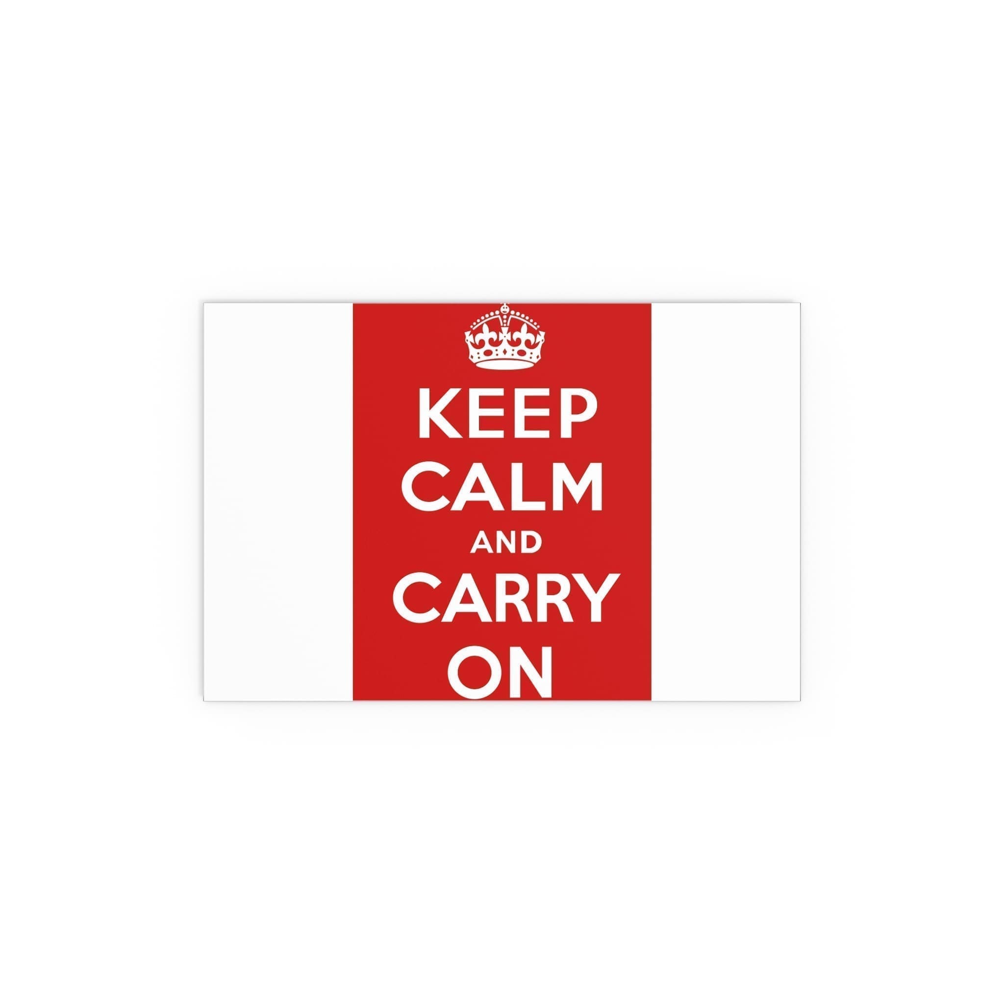 Keep Calm and Carry On Silk Poster 12" x 8" (Horizontal) Keep Calm and Carry On Silk Poster 12" x 8" (Horizontal)