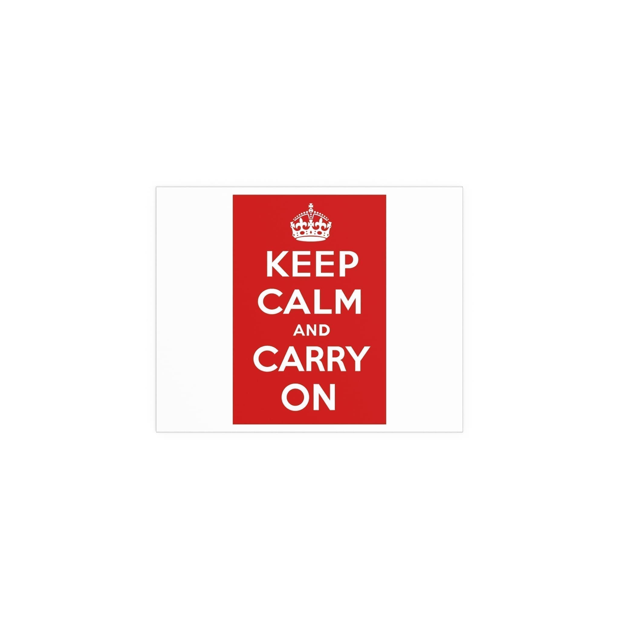 Keep Calm and Carry On Silk Poster 10″ x 8″ (Horizontal) Keep Calm and Carry On Silk Poster 10″ x 8″ (Horizontal)