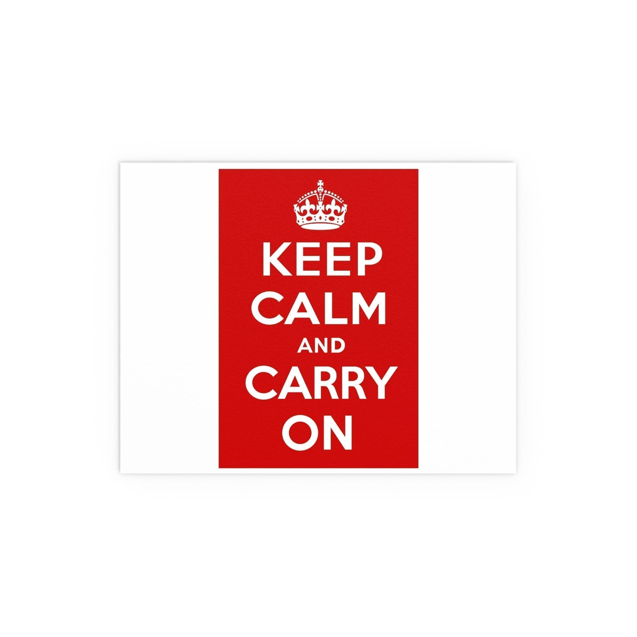 Keep Calm and Carry On Silk Poster 14″ x 11″ (Horizontal) Keep Calm and Carry On Silk Poster 14″ x 11″ (Horizontal)