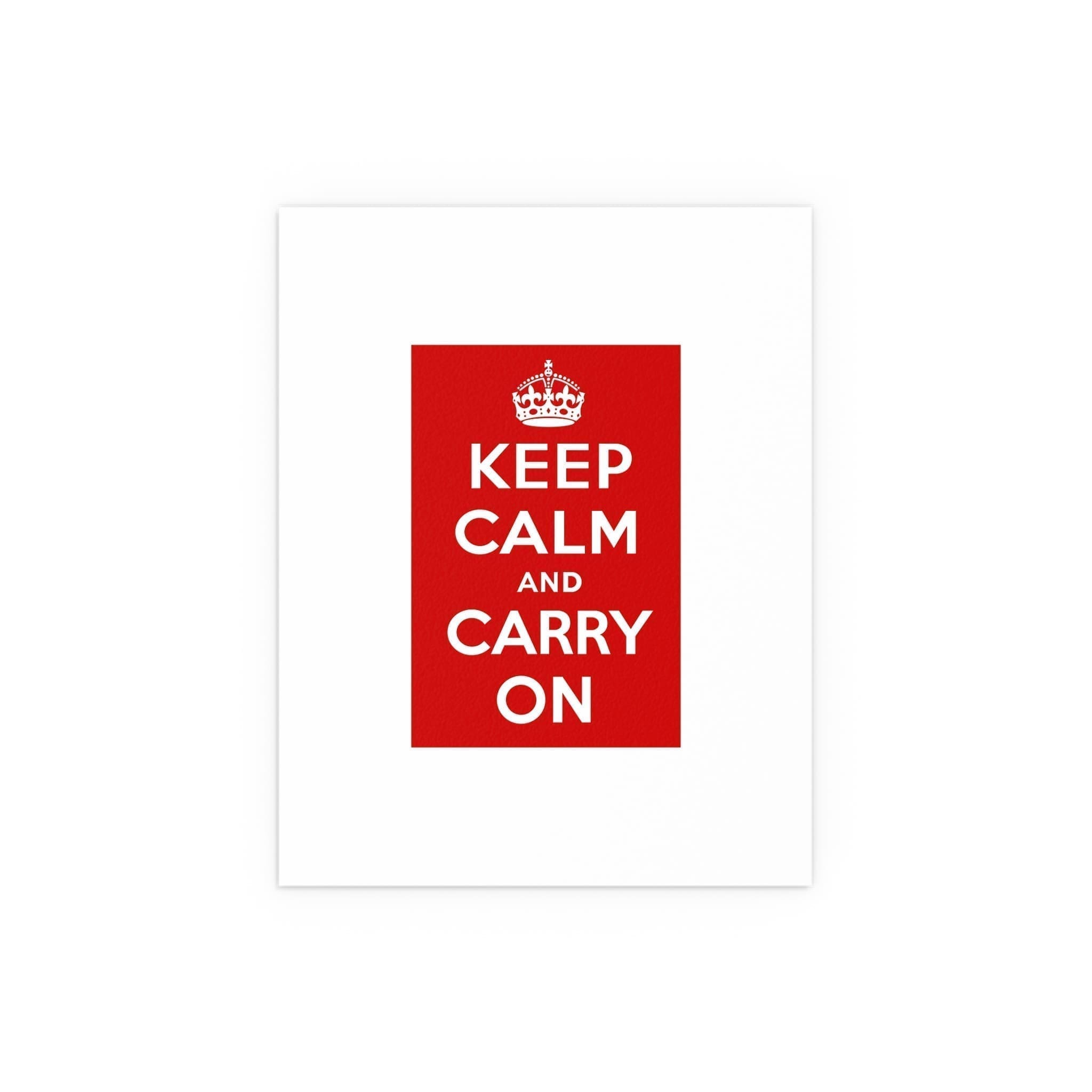 Keep Calm and Carry On Silk Poster 11″ x 14″ (Vertical) Keep Calm and Carry On Silk Poster 11″ x 14″ (Vertical)