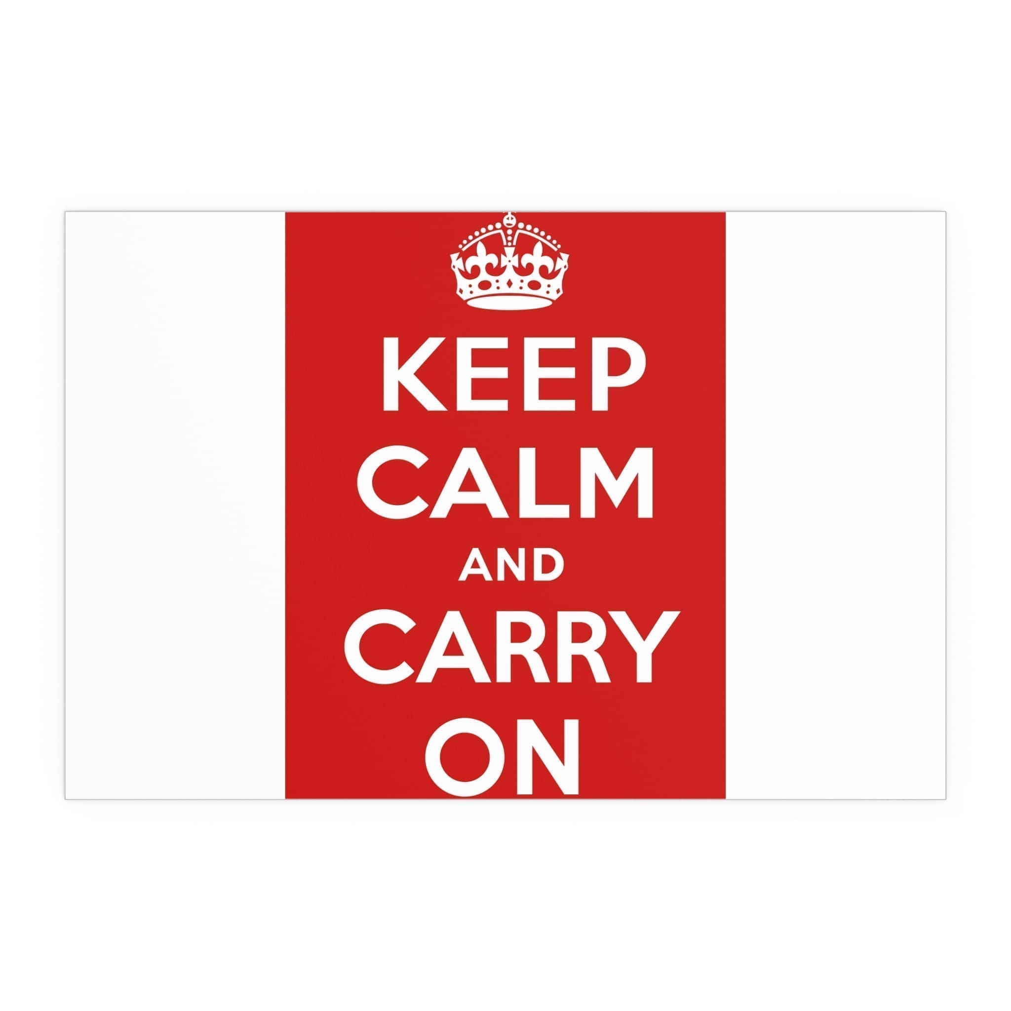 Keep Calm and Carry On Silk Poster 36" x 24" (Horizontal) Keep Calm and Carry On Silk Poster 36" x 24" (Horizontal)