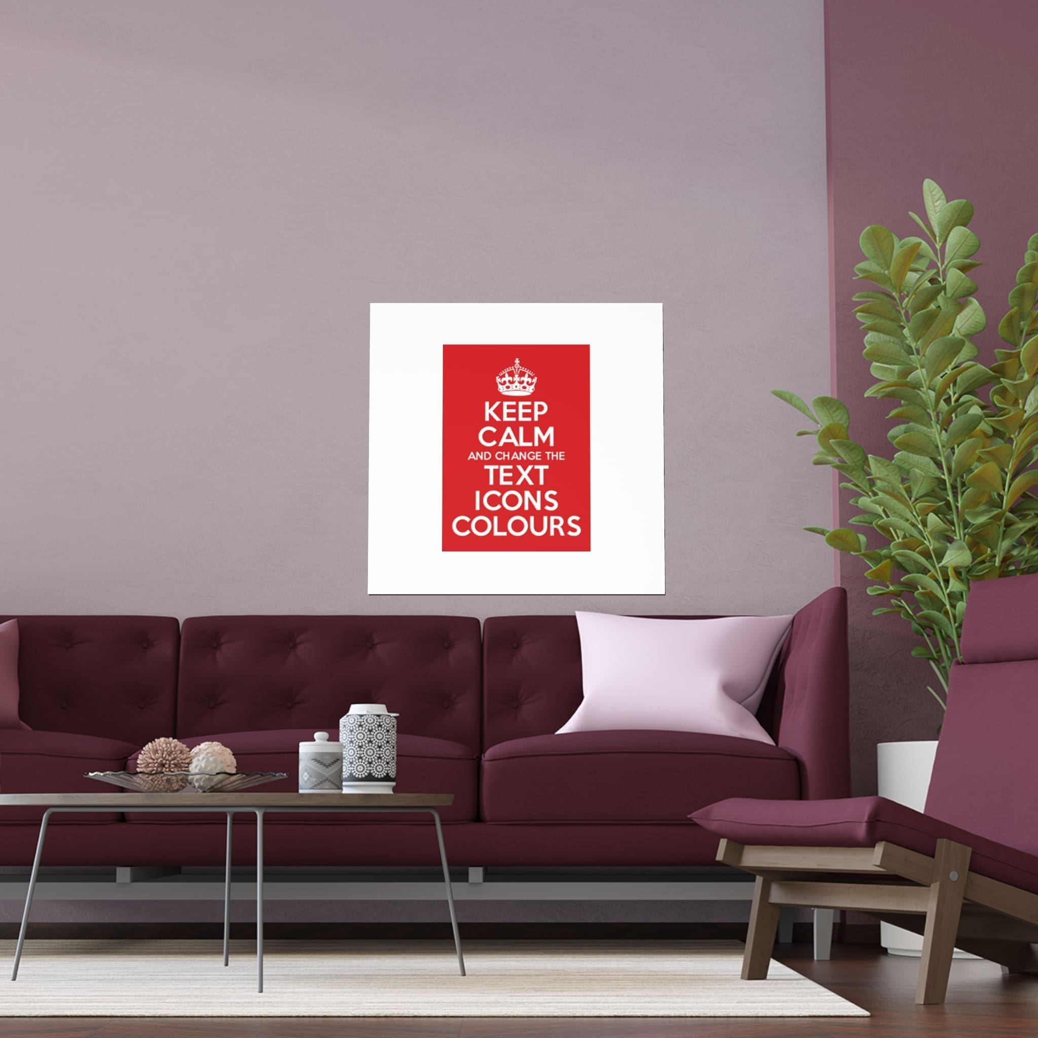 Keep Calm Customizable Silk Poster  _3440717624966647109_2048.jpeg