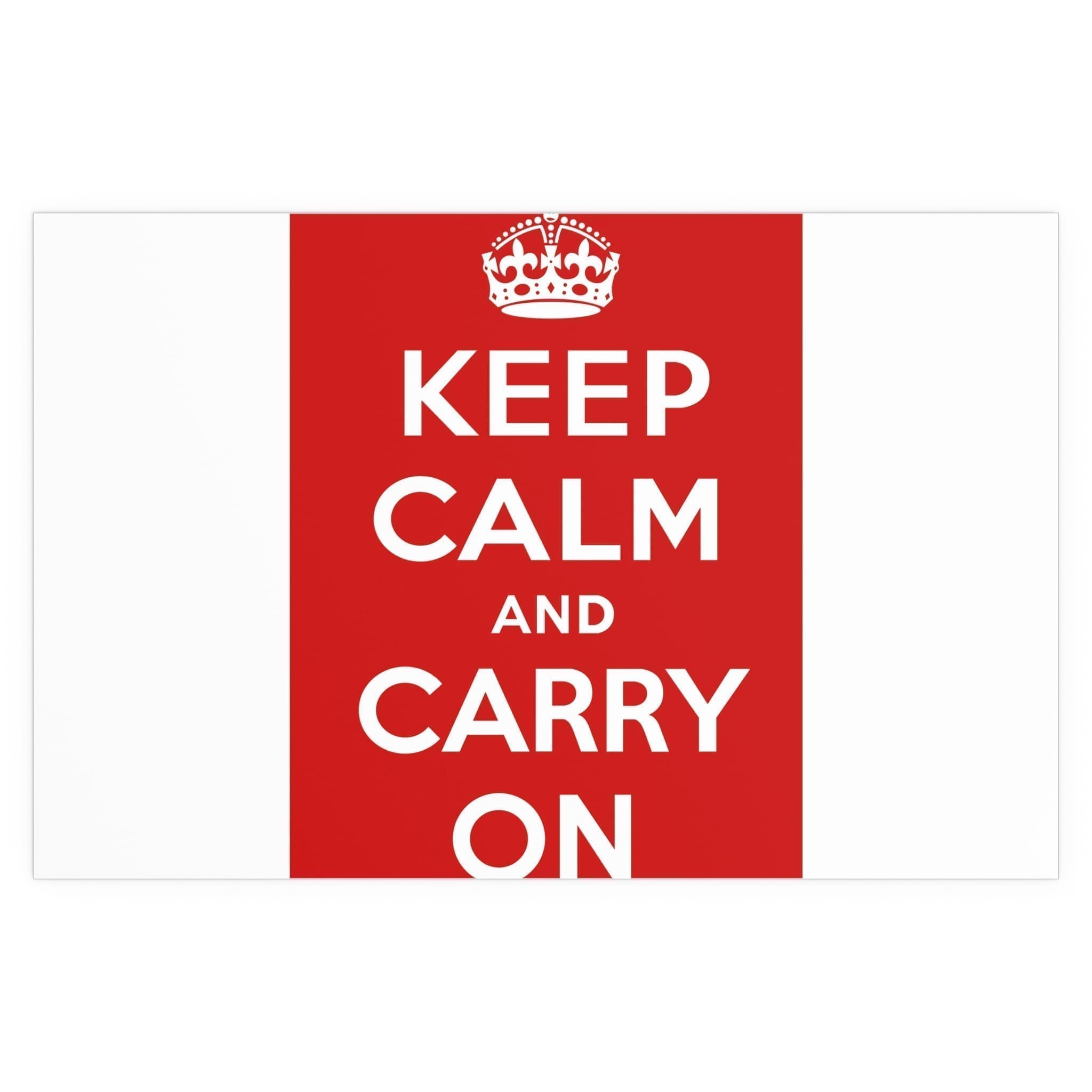Keep Calm and Carry On Silk Poster 40" x 26" (Horizontal) Keep Calm and Carry On Silk Poster 40" x 26" (Horizontal)