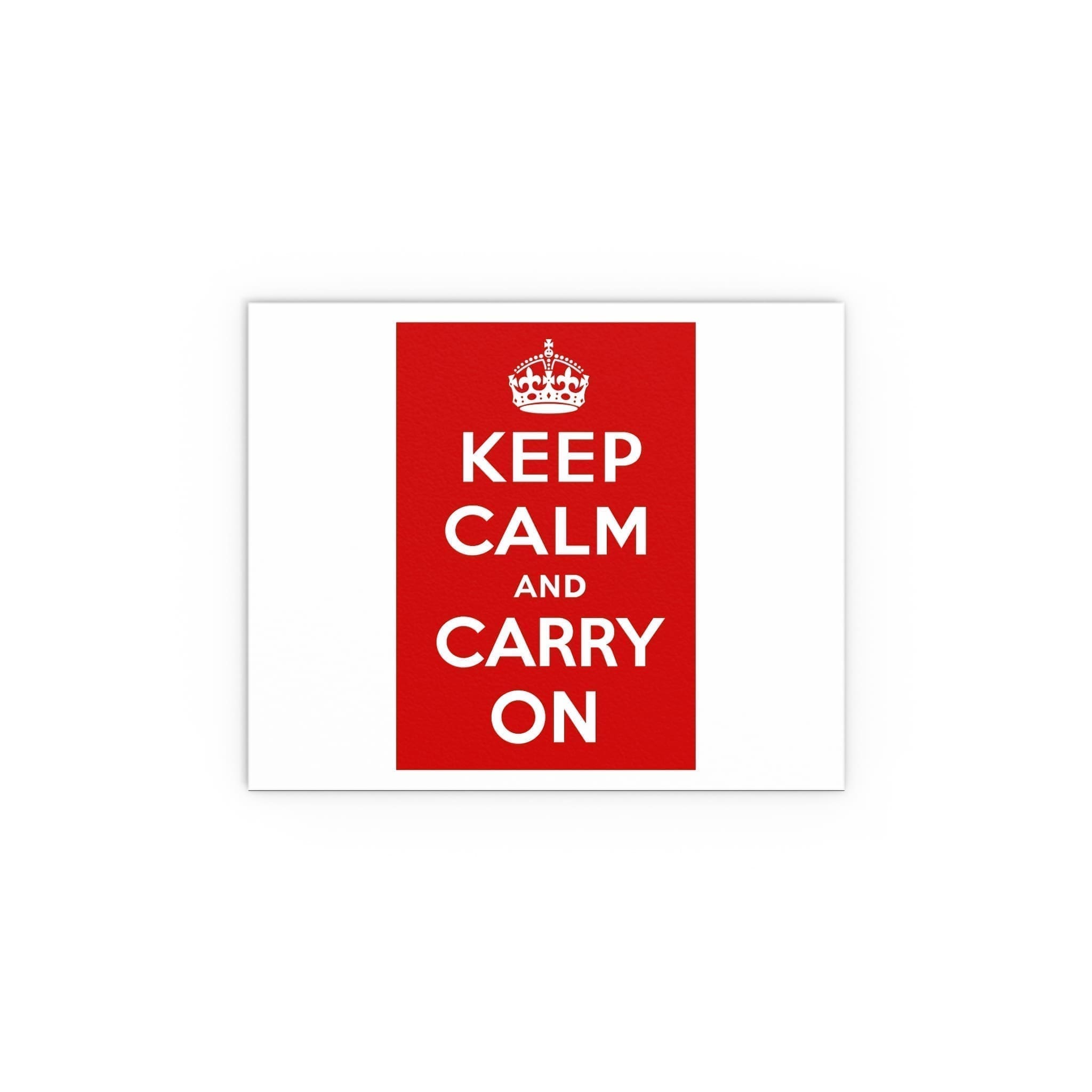 Keep Calm and Carry On Silk Poster 11″ x 9″ (Horizontal) Keep Calm and Carry On Silk Poster 11″ x 9″ (Horizontal)