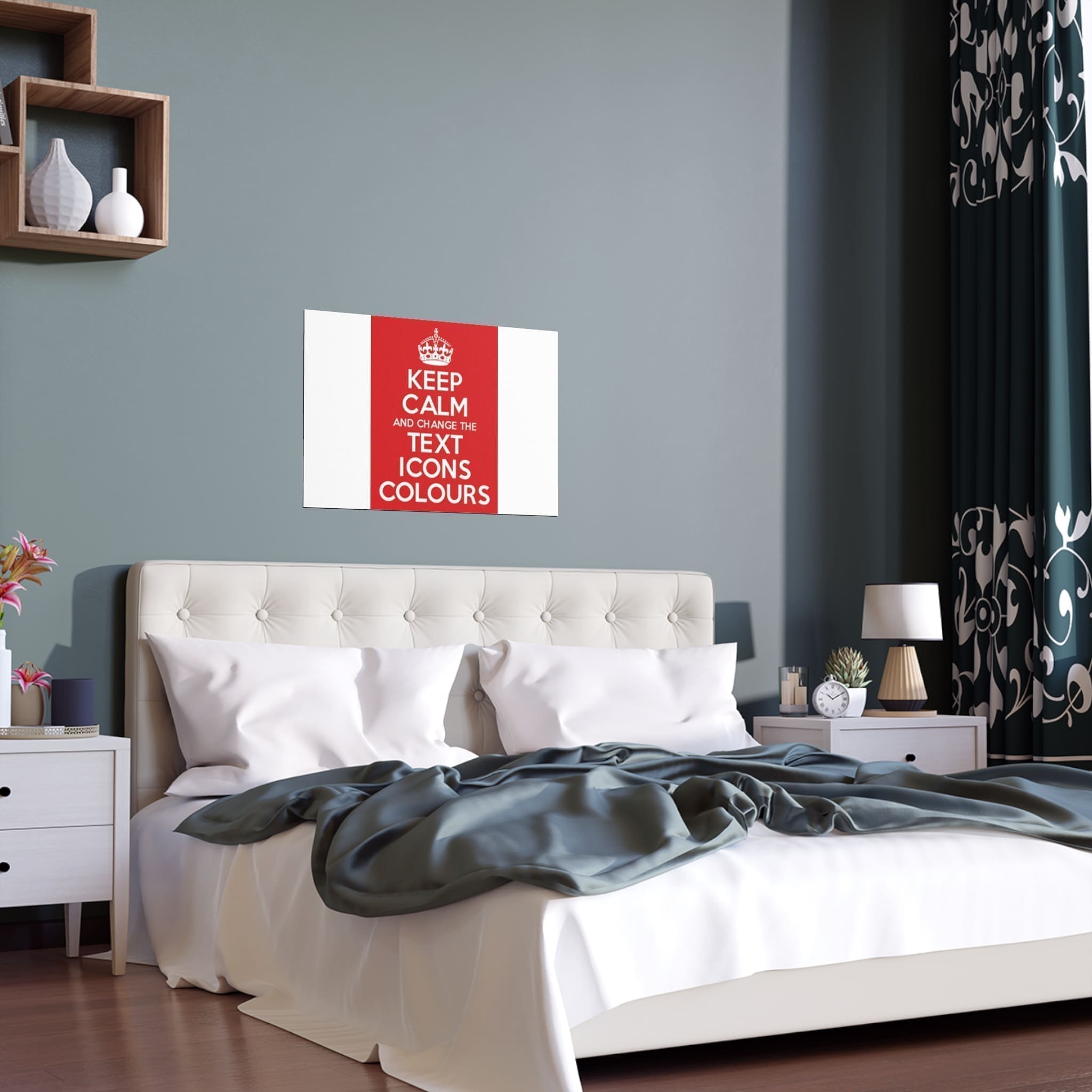 Keep Calm Customizable Silk Poster  _6638455067297055806_2048.jpeg