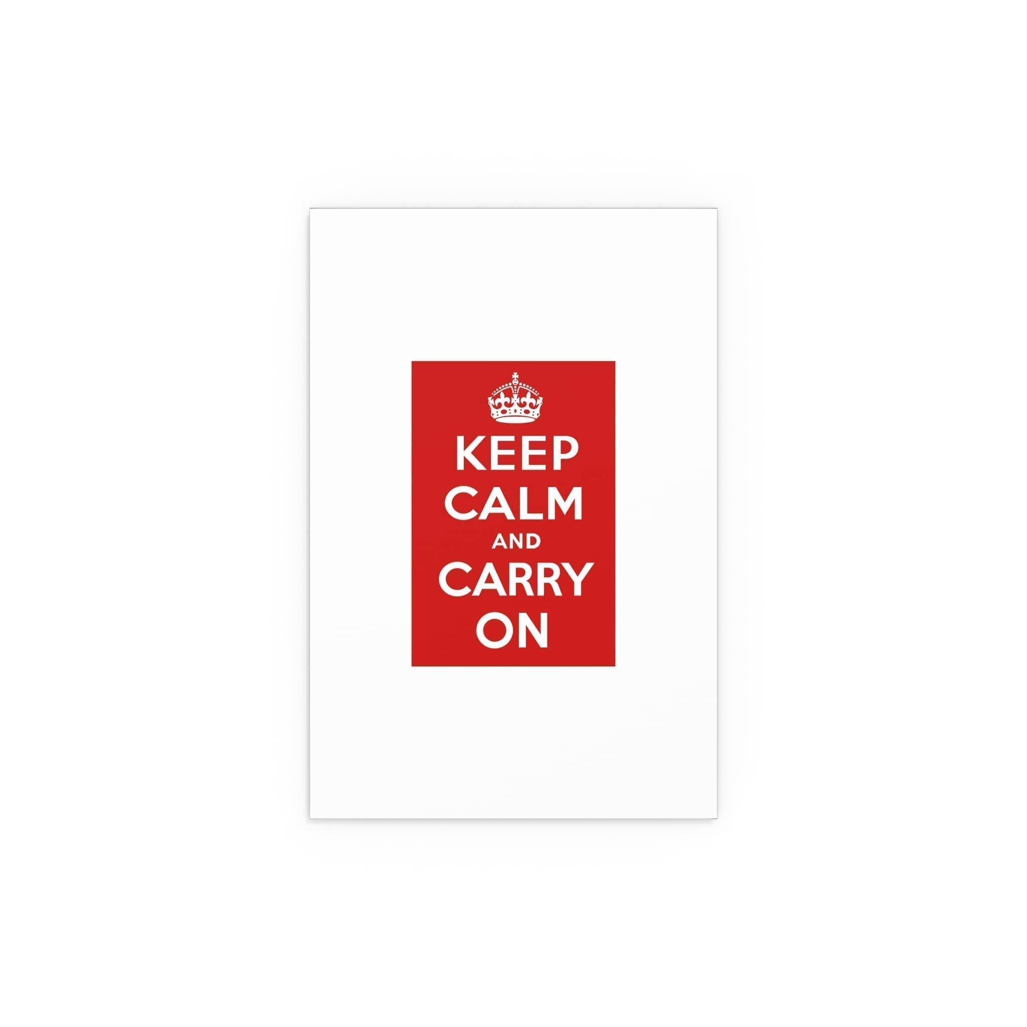 Keep Calm and Carry On Silk Poster 8" x 12" (Vertical) Keep Calm and Carry On Silk Poster 8" x 12" (Vertical)